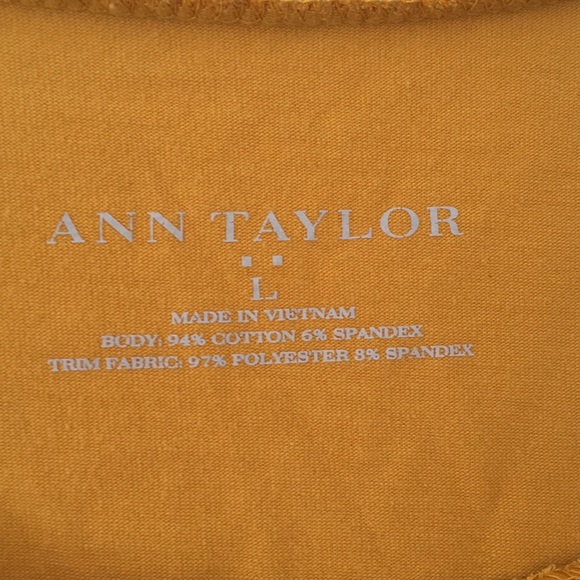 Ann Taylor Mustard Tank - Picture 3 of 5